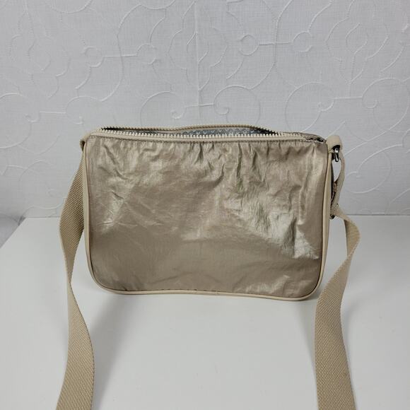 Kipling Callie Womens Crossbody Bag Gold Metallic Lightweight Casual Purse Bag - Picture 5 of 14